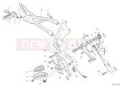 DUCATI Diavel 1260 FOOTRESTS, RIGHT