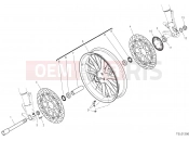 DUCATI Diavel 1260 FRONT WHEEL