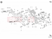 DUCATI Monster 620 FOOTREST » FRAME