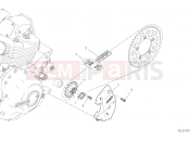 DUCATI 2022 Scrambler Icon Dark FRONT SPROCKET - CHAIN [MOD:SCR800DK]