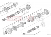 DUCATI Scrambler Nightshift GEAR BOX [MOD:SCR800NS]