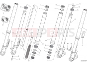 DUCATI Scrambler Nightshift FRONT FORK [MOD:SCR800NS]