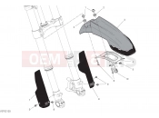 DUCATI 2022 Scrambler Desert Sled FRONT MUDGUARD