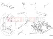 DUCATI 2023 DesertX WORKSHOP SERVICE TOOLS (FRAME)