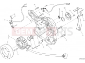 DUCATI 2022 XDiavel Nera GENERATOR COVER