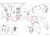 DUCATI 2022 XDiavel Nera FRONT BRAKE SYSTEM
