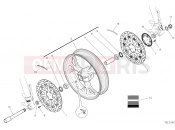 DUCATI 2023 Hypermotard 950 SP FRONT WHEEL