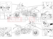 DUCATI 2023 Multistrada V4 Pikes Peak POSITIONING PLATES [XST:JPN]