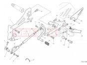DUCATI 2023 Panigale V4 FOOTRESTS, LEFT [XST:AUS]