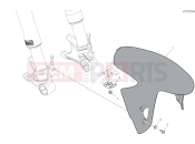 DUCATI 2023 Panigale V2 Bayliss FRONT MUDGUARD