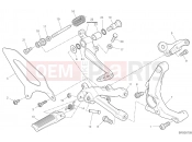 DUCATI 2023 Panigale V2 Bayliss FOOTRESTS, RIGHT