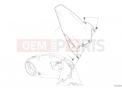 DUCATI 2023 Panigale V2 Bayliss REAR MUDGUARD