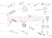 DUCATI 2018 Diavel Carbon WORKSHOP SERVICE TOOLS [MOD:DVLC]