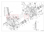 DUCATI 2018 Monster 1200 HALF-CRANKCASES PAIR [MOD:M 1200]