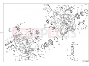 DUCATI 2022 XDiavel Dark HALF-CRANKCASES PAIR