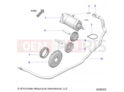 INDIAN CHIEFTAIN PREMIUM (R02) (N21TCABB) ENGINE | ENGINE, STARTER MOTOR - N21TCABB ALL OPTIONS (200602C)