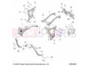 INDIAN CHIEFTAIN STANDARD 111 (R01) (N21TCBAA) CHASSIS | CHASSIS, FRAME ASM. - N21TCBAA ALL OPTIONS (200939C)