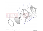 INDIAN CHIEFTAIN STANDARD 116 (R02) (N21TCBBB) ELECTRICAL | ELECTRICAL, HEADLIGHT - N21TCBBB ALL OPTIONS (200744C)