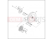 REAR WHEEL - FLHTP - Harley-Davidson FLHTC SIDECAR - SIDECAR FOR FLHTC 1991