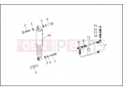 SHOCK ABSORBERS - FLHTP - Harley-Davidson FLHTC SIDECAR - SIDECAR FOR FLHTC 1991