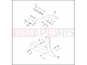 REAR BELT GUARD - Harley-Davidson HERITAGE SOFTAIL CLASSIC - FLSTC 1991