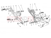 DUCATI Monster 750 FOOTREST » FRAME
