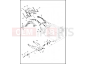 FRAME AND FORK, REAR AND TOUR-PAK SUPPORT - Harley-Davidson TOURING ROAD GLIDE - FLTRX 2021