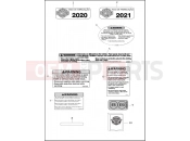 LABELS - Harley-Davidson TOURING ROAD GLIDE - FLTRX 2021