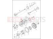 Harley-Davidson 2020 CVO/CUSTOM CVO TRI GLIDE  - FLHTCUTGSE AXLE ASSEMBLY, REAR