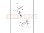 Harley-Davidson 2019 SOFTAIL SOFTAIL SOFTAIL SLM  - FLSL FORK BRACKETS, FRONT - FLDE, FLHC, FLHCS