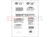 LABELS - Harley-Davidson TOURING ELECTRA GLIDE STANDARD - FLHT 2019