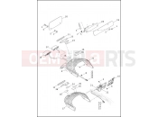 Harley-Davidson 2017 SOFTAIL FAT BOY LO  - FLSTFB LICENSE PLATE BRACKETS - FXSB