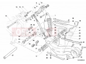DUCATI 2001 Superbike 996 R II REAR SHOCK ABSORBER » SWING ARM