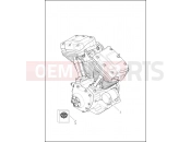 Harley-Davidson 2016 TOURING ULTRA CLASSIC  - FLHTCU ENGINE ASSEMBLY, TWIN-COOLEDâ¢ - TWIN CAM 103â¢