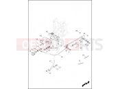 Harley-Davidson 2014 CVO/CUSTOM CVO SOFTAIL BREAKOUT  - FXSBSE BRAKE LINE & MODULE, REAR, ABS