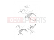 Harley-Davidson 2014 CVO/CUSTOM CVO SOFTAIL BREAKOUT  - FXSBSE LICENSE PLATE BRACKET