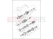 Harley-Davidson 2014 SOFTAIL SOFTAIL SLIM  - FLS 103 TRANSMISSION GEARS