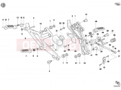 DUCATI Monster S4 FOOTREST » FRAME