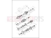 Harley-Davidson 2013 DYNA DYNA STREET BOB  - FXDB TRANSMISSION GEARS