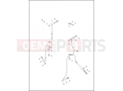 Harley-Davidson 2013 DYNA DYNA FAT BOB  - FXDF BRAKE LINES, FRONT - NON-ABS