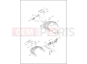 Harley-Davidson 2013 SOFTAIL FAT BOY LO  - FLSTFB LICENSE PLATE BRACKETS - FXSB