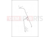 Harley-Davidson 2013 TOURING ELECTRA GLIDE CLASSIC  - FLHTC BRAKE LINE, FRONT - NON-ABS
