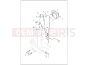 Harley-Davidson 2013 TOURING ELECTRA GLIDE CLASSIC  - FLHTC BRAKE LINES & MODULE, REAR - ABS