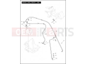 Harley-Davidson 2012 CVO/CUSTOM CVO ROAD GLIDE  - FLTRXSE BRAKE LINES, FRONT - ABS