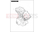 Harley-Davidson 2012 DYNA DYNA SUPER GLIDE CUSTOM  - FXDC ENGINE ASSEMBLY - TWIN CAM 103â¢