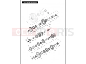 Harley-Davidson 2012 DYNA DYNA FAT BOB  - FXDF TRANSMISSION GEARS