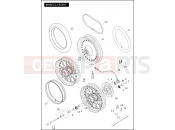 Harley-Davidson 2012 SOFTAIL FAT BOY  - FLSTF WHEELS, FRONT (1 OF 2)