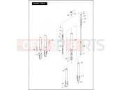 FORK, FRONT - Harley-Davidson VRSCDX NIGHT ROD SPECIAL - VRSCDX 105 2012