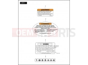 LABELS - Harley-Davidson CVO SOFTAIL CONVERTIBLE - FLSTSE2 2011