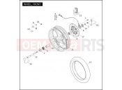WHEEL, FRONT - Harley-Davidson CVO SOFTAIL CONVERTIBLE - FLSTSE2 2011